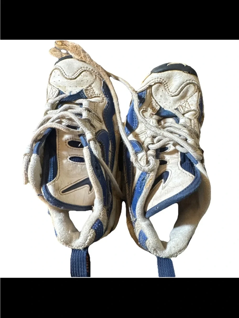 Unreleased Kids Nike Airs White Royal Blue Nike 153348 141 00 Orange Label
